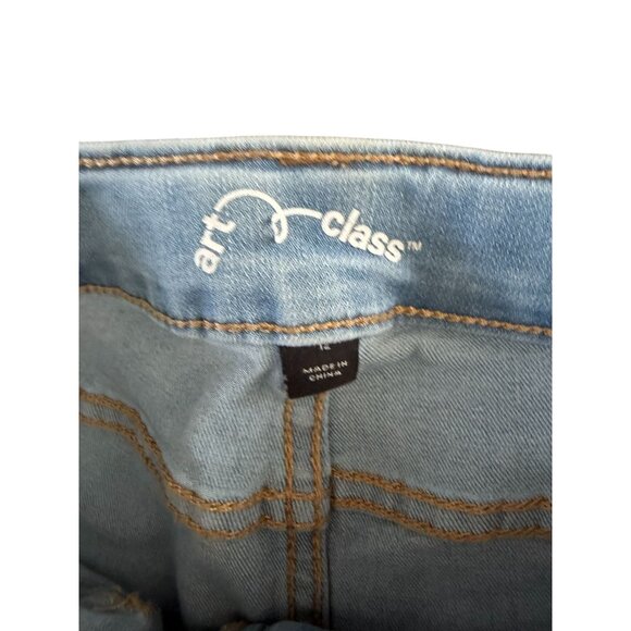 ART CLASS Girls Light Wash Flare Denim Jeans Size 12 - Picture 7 of 9